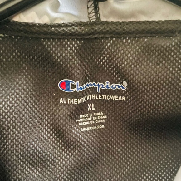 Unisex Champion Black and White Logo Rain jacket - Picture 8 of 8